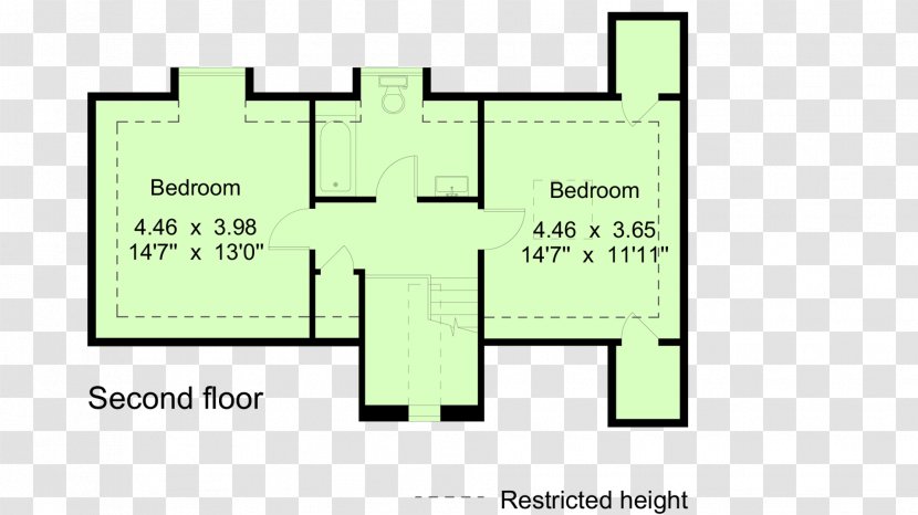 Floor Plan Line Angle Brand - Diagram - Park Transparent PNG