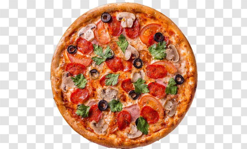 Pizza Italian Cuisine Salami Pepperoni Sauce - Meat Transparent PNG