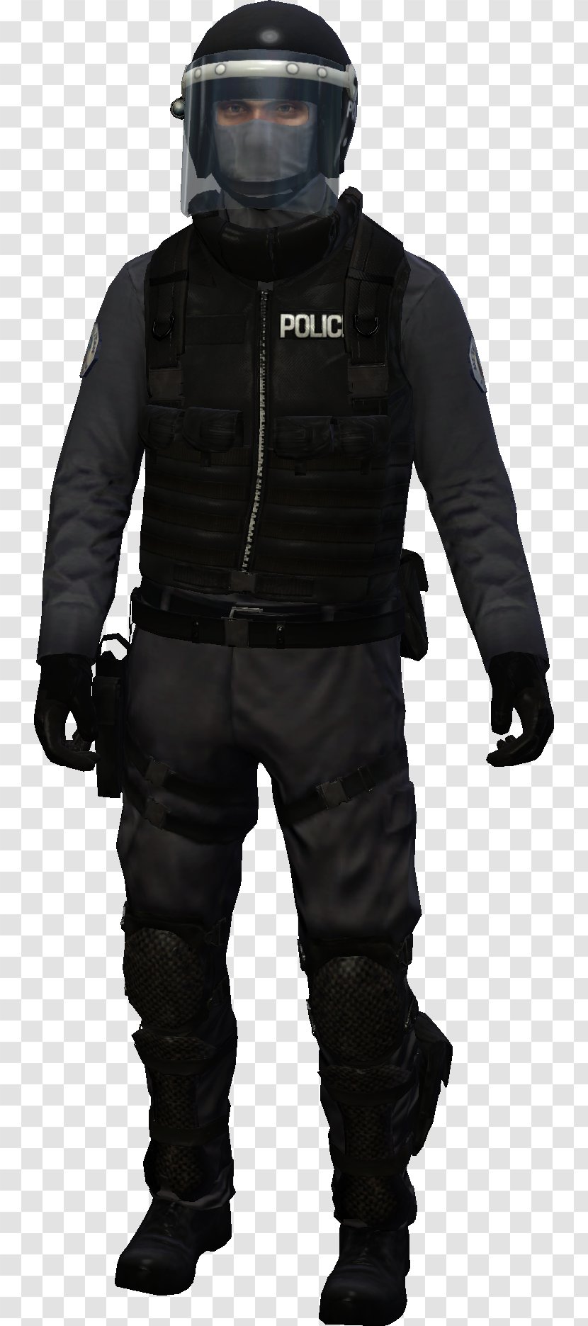 SWAT Uniform Police Jacket Pants - Minneapolis Department - Swat Transparent PNG