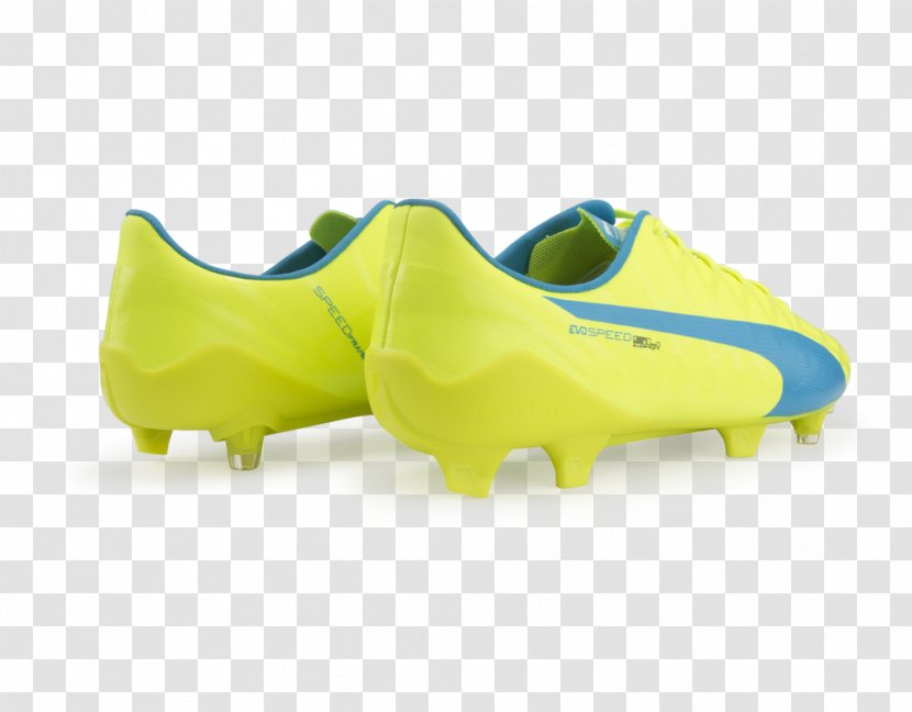 Sports Shoes Cleat Product Design - Footwear - Yellow Blue Soccer Ball Size 3 Transparent PNG