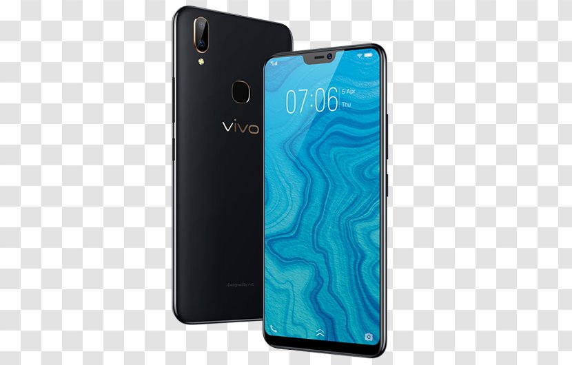 Smartphone Vivo V9 Feature Phone Huawei - Electric Blue Transparent PNG