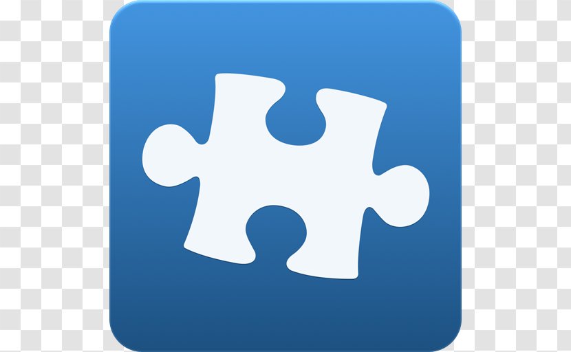 Jigty Jigsaw Puzzles Candy Crush Jelly Saga Android - App Store - Blue Puzzle Icon Transparent PNG