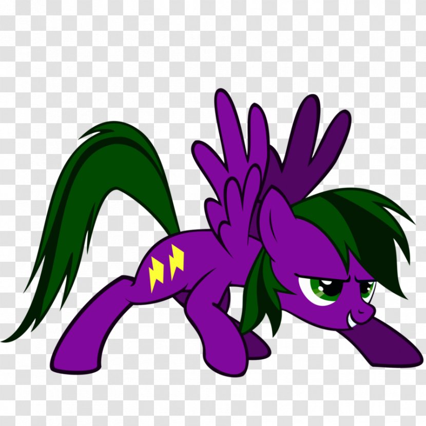 Pony Applejack Rainbow Dash Rarity Spike - Mammal - Lightning Creative Transparent PNG