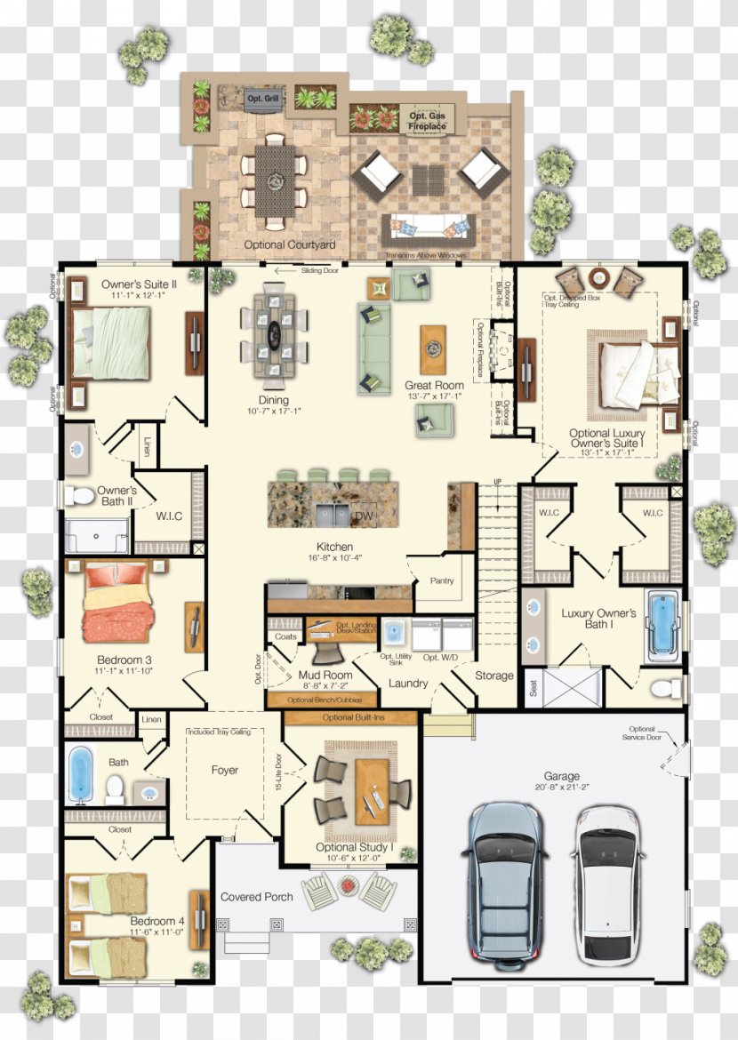 Floor Plan Home House - Residential Area - Real Estate Transparent PNG