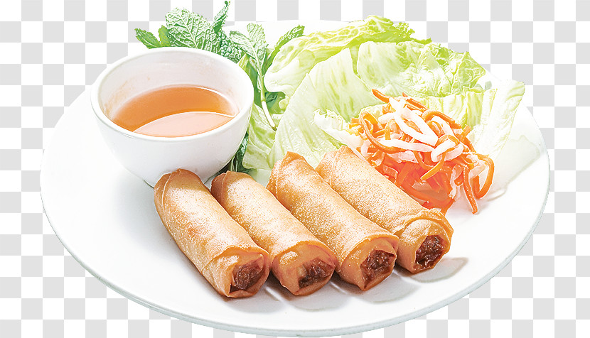 Popiah Spring Roll Thai Cuisine Chả Giò Side Dish Transparent PNG
