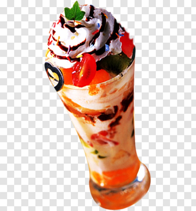 Ice Cream Sundae Frozen Yogurt Parfait - Bowl Transparent PNG