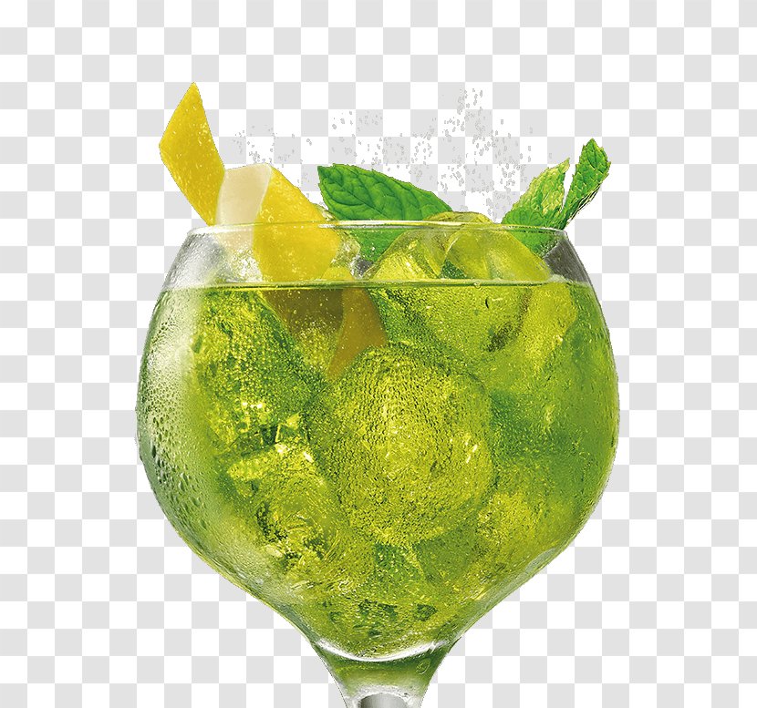 Mojito Tonic Water Gin And Cocktail - Nonalcoholic Drink Transparent PNG
