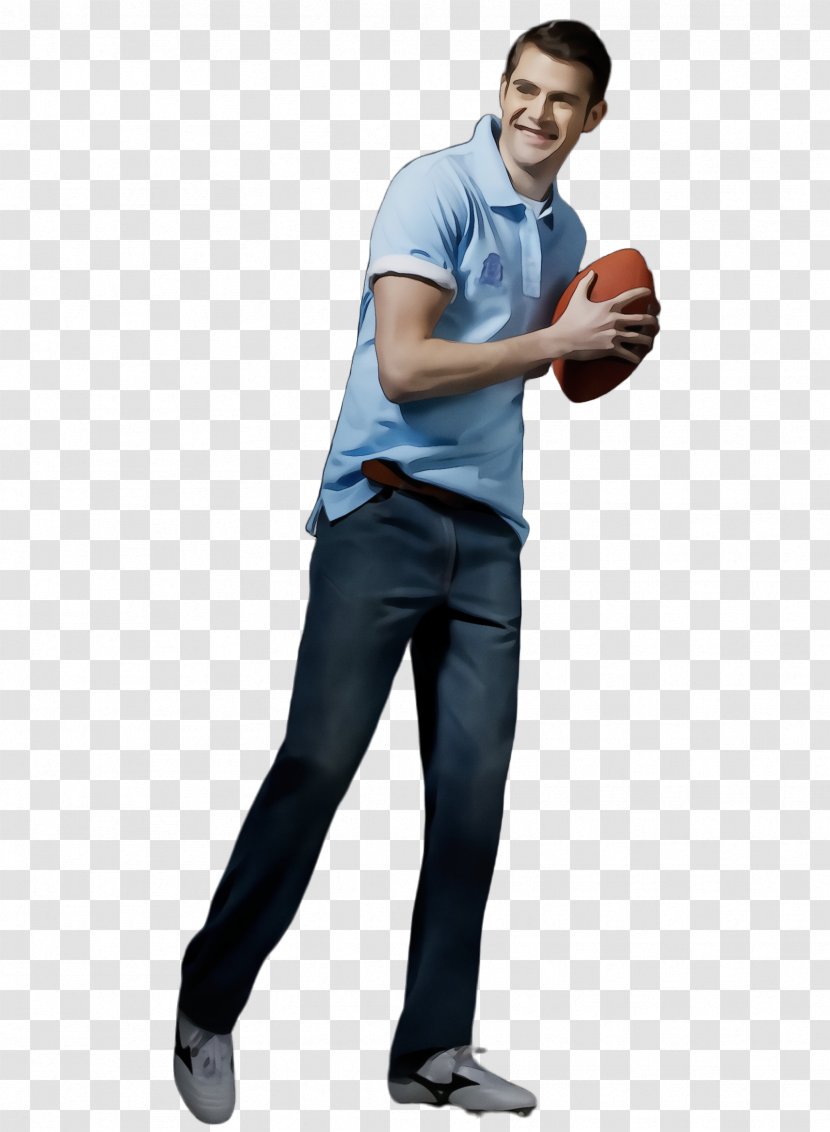 Standing Throwing A Ball Rugby Basketball Player - Team Sport - Game Transparent PNG