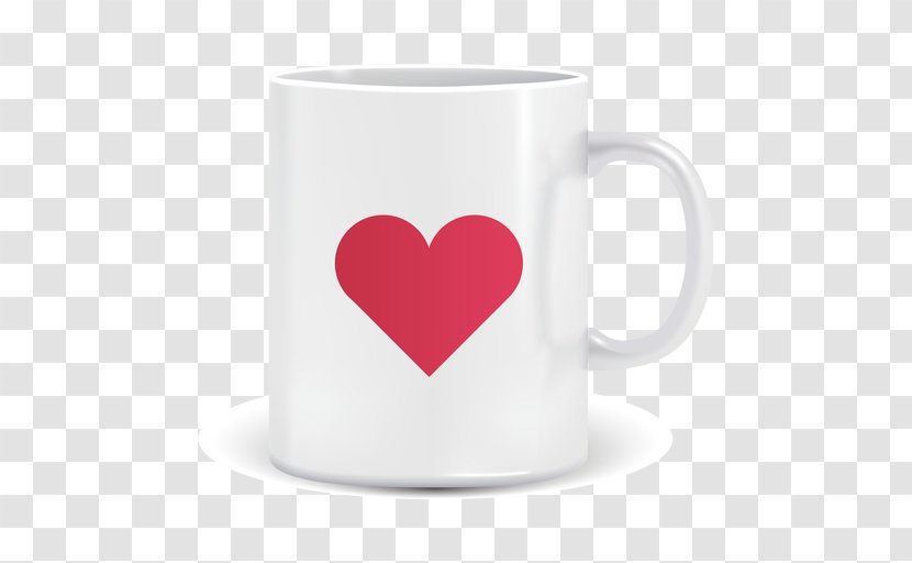 Coffee Cup Mug Clip Art - Heart Transparent PNG