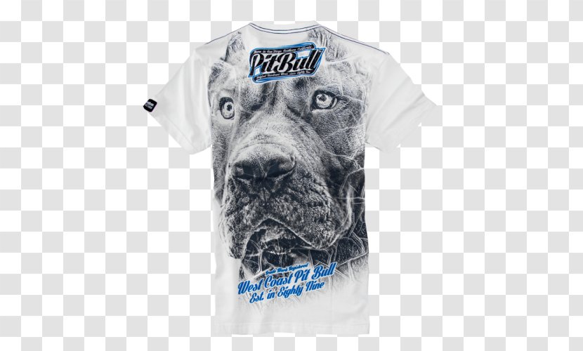 T-shirt American Pit Bull Terrier Dog Breed Staffordshire - Sleeve Transparent PNG