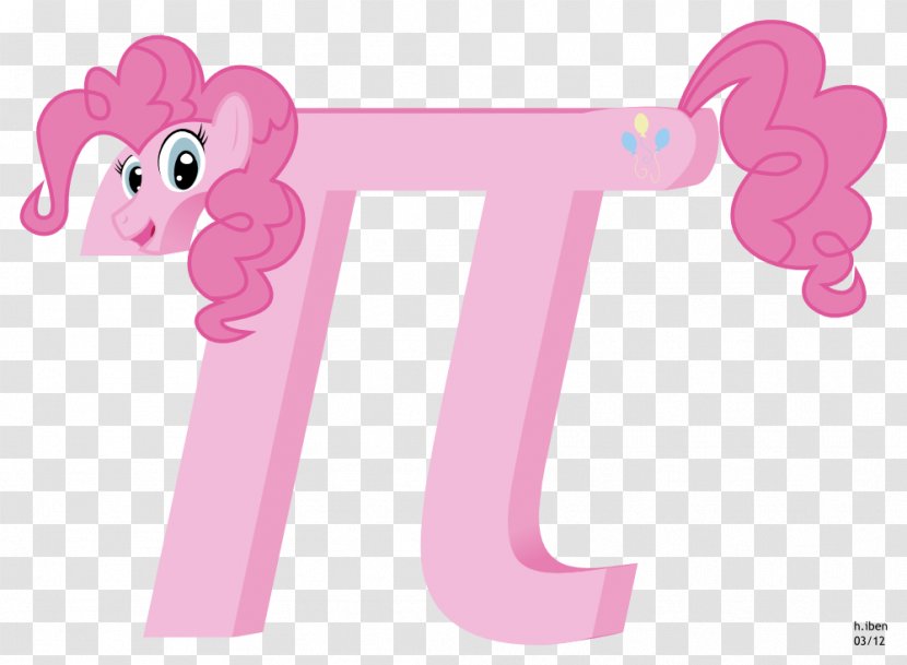 Pinkie Pie Pi Day Pony Clip Art - Magenta - One Piêc Transparent PNG