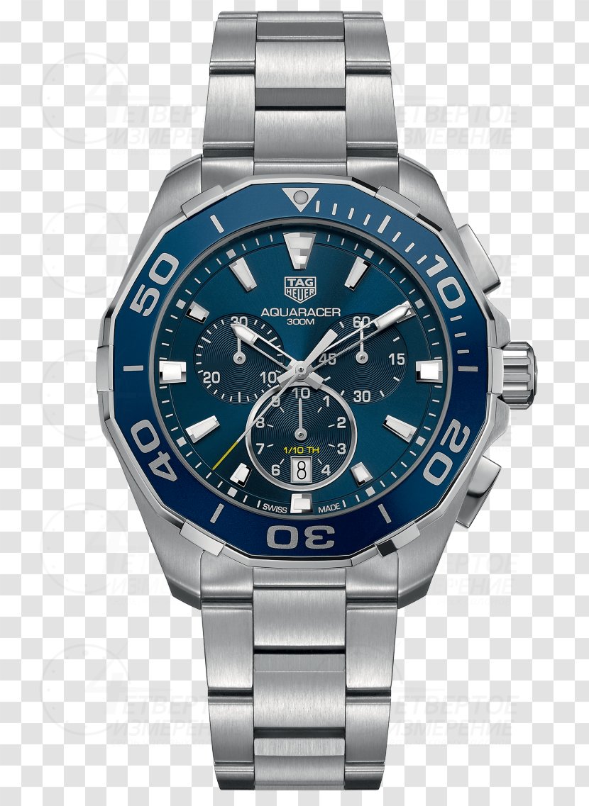 TAG Heuer Aquaracer Chronograph Watch - Strap Transparent PNG