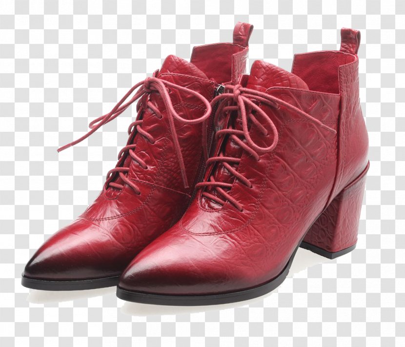 Red Shoe Boot High-heeled Footwear - Dress - Shoes Transparent PNG