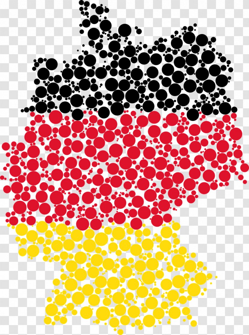 Flag Of Germany Map Uprising 1953 In East Clip Art - German Transparent PNG