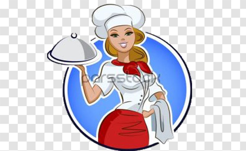 Chef Cooking Woman - Cartoon Transparent PNG
