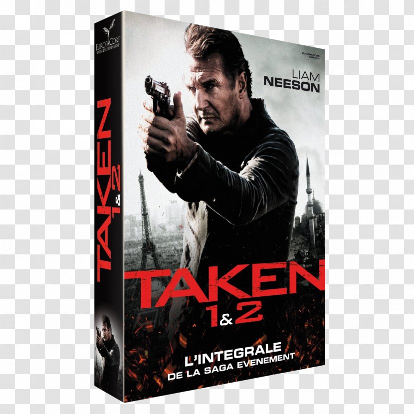 Liam Neeson Taken Blu-ray Disc Bryan Mills Action Film - Maggie Grace Transparent PNG