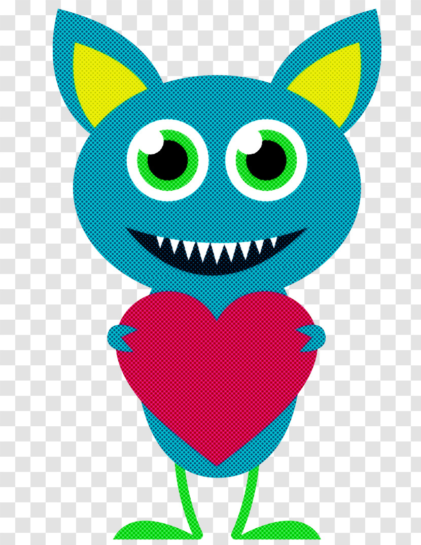 Green Cartoon Smile Transparent PNG