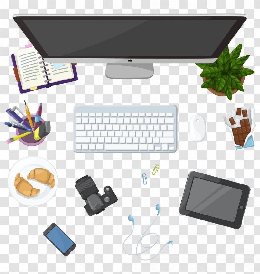 Graphic Designer Desk - Office Transparent PNG