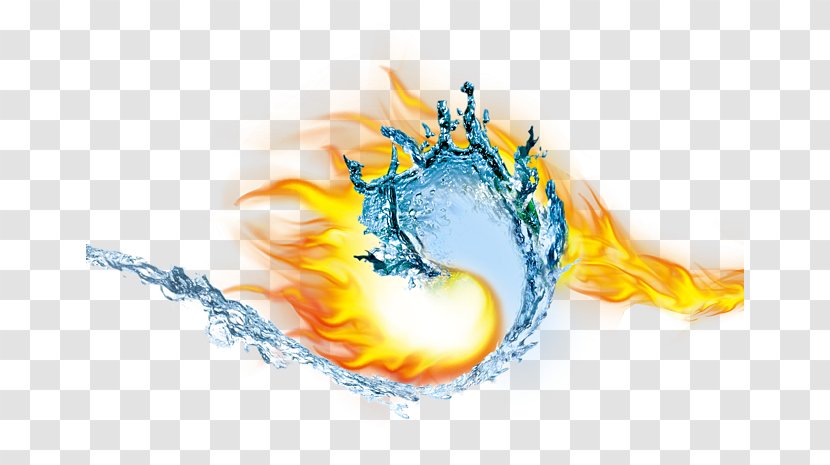 Fire And Ice Clip Art - Water Taiji Transparent PNG