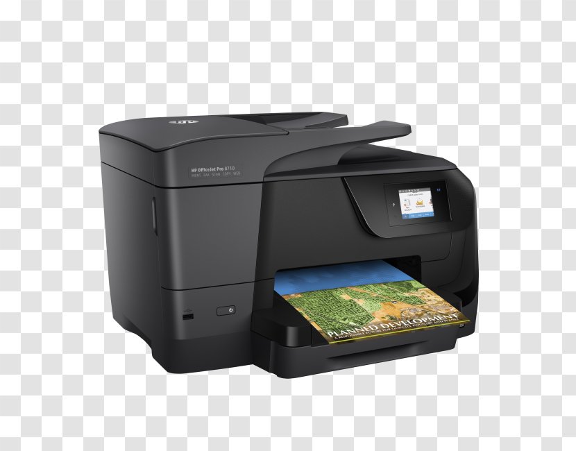 Hewlett-Packard HP Officejet Pro 8710 Multi-function Printer - Oki Electric Industry - Hewlett-packard Transparent PNG