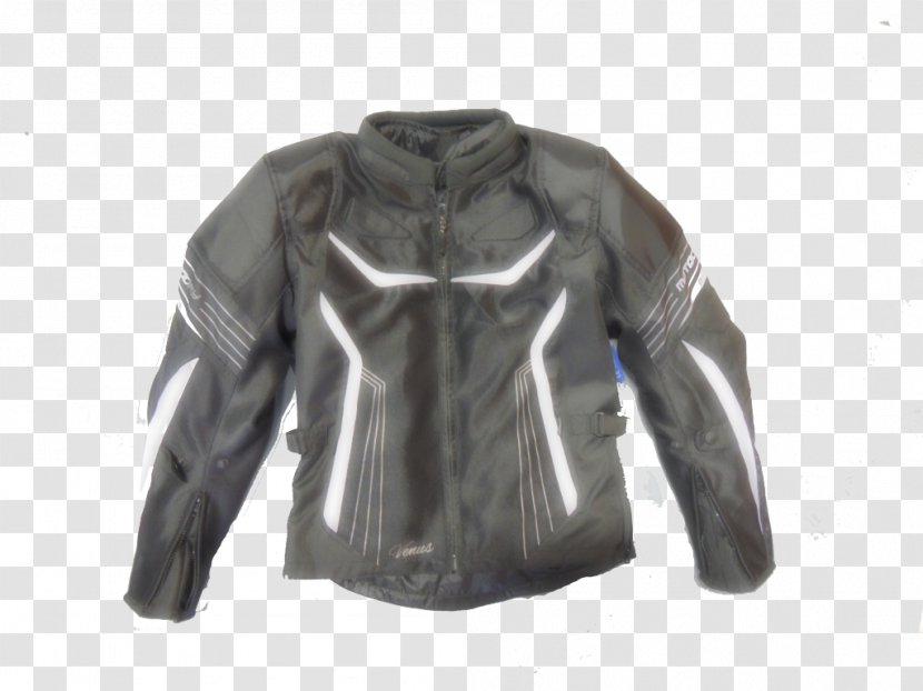 Leather Jacket Clothing Motorcycle Zipper - Textile - Life Preserver Transparent PNG