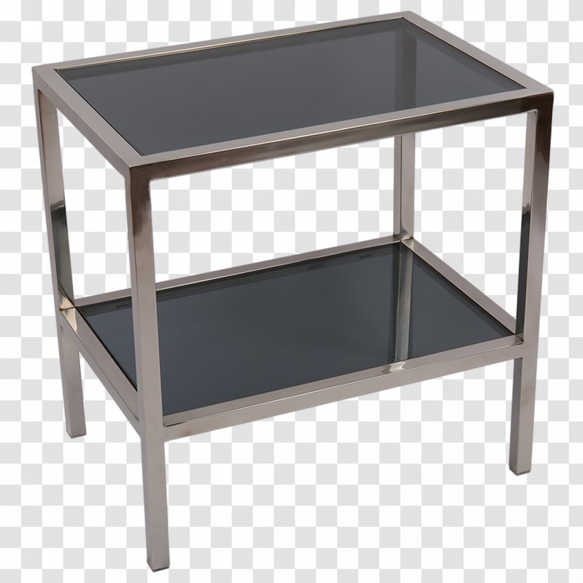 Table Glass Bijzettafeltje Furniture Chromium - Metal Transparent PNG