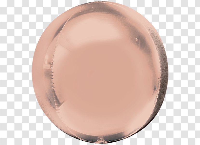 Mylar Balloon Party Gold Birthday - Copper Transparent PNG