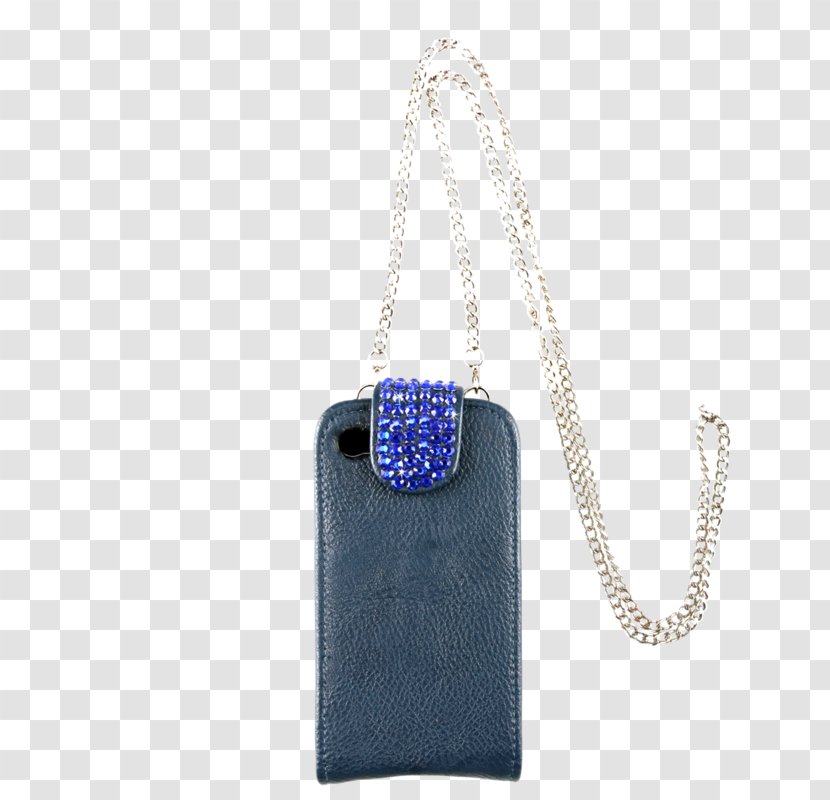 Handbag Cobalt Blue Necklace Chain Transparent PNG