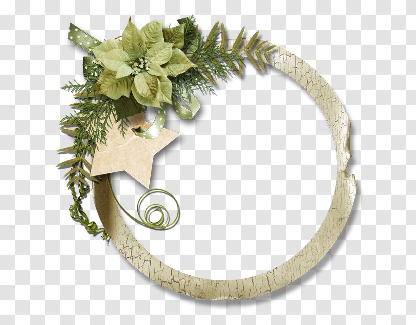 Picture Frames Wreath Clip Art - Christmas Ornament - Design Transparent PNG