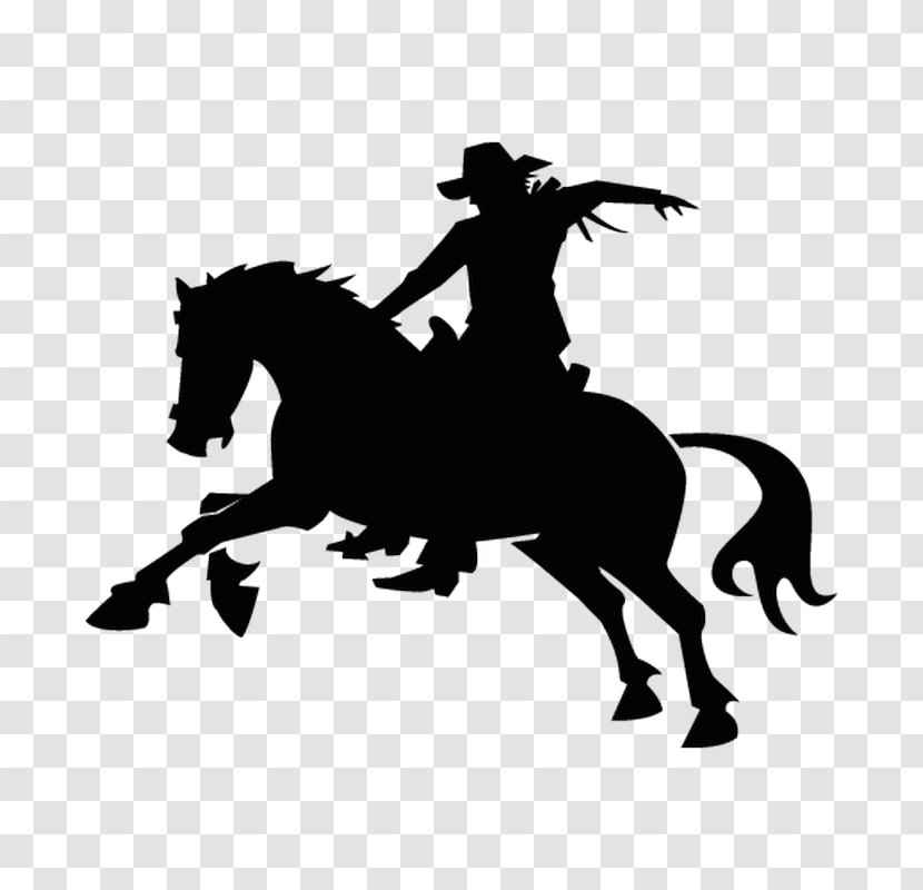 Cowboy Vector Graphics Rodeo Silhouette Image Transparent PNG