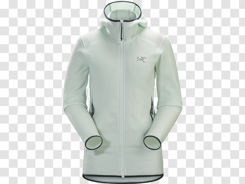 Hoodie Arc'teryx Polar Fleece Jacket Clothing - Sweater - Dew Drops Transparent PNG