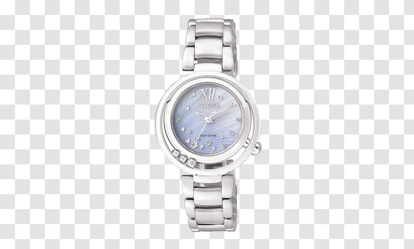 Watch Citizen Holdings Eco-Drive Jewellery Bracelet - Silver - Florid Wind Moans Series Diamond Female Form Transparent PNG