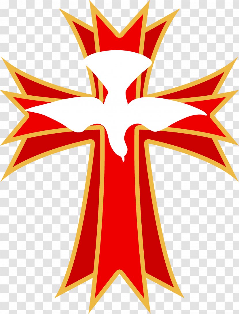 Clip Art Confirmation In The Catholic Church Openclipart Sacrament - Symmetry - Colored Cross Transparent PNG