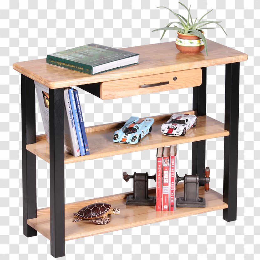 Table Shelf Drawer Desk Wood - Office - Bookshelf Transparent PNG
