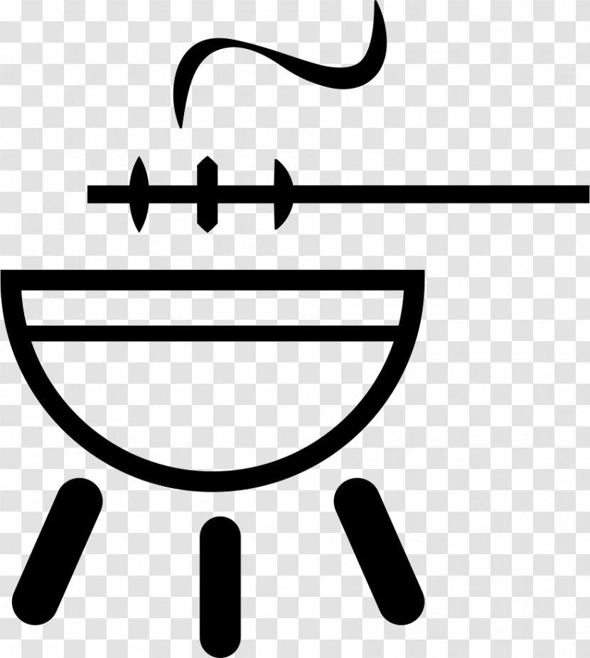 Barbecue Skewer Cooking - Silhouette Transparent PNG