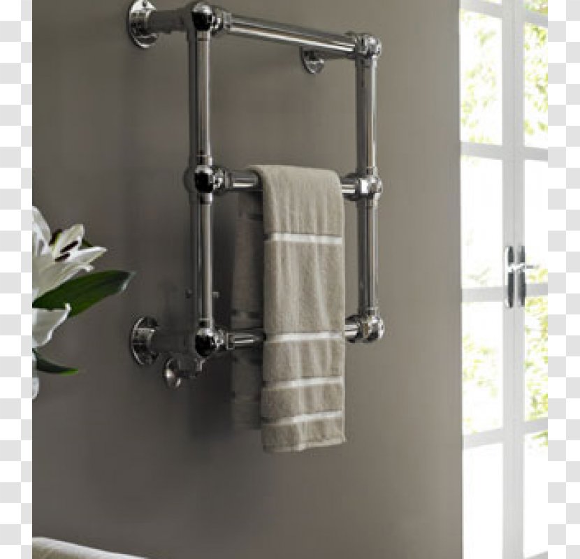 Heated Towel Rail Tap Bathroom Heating Radiators - Shower Transparent PNG
