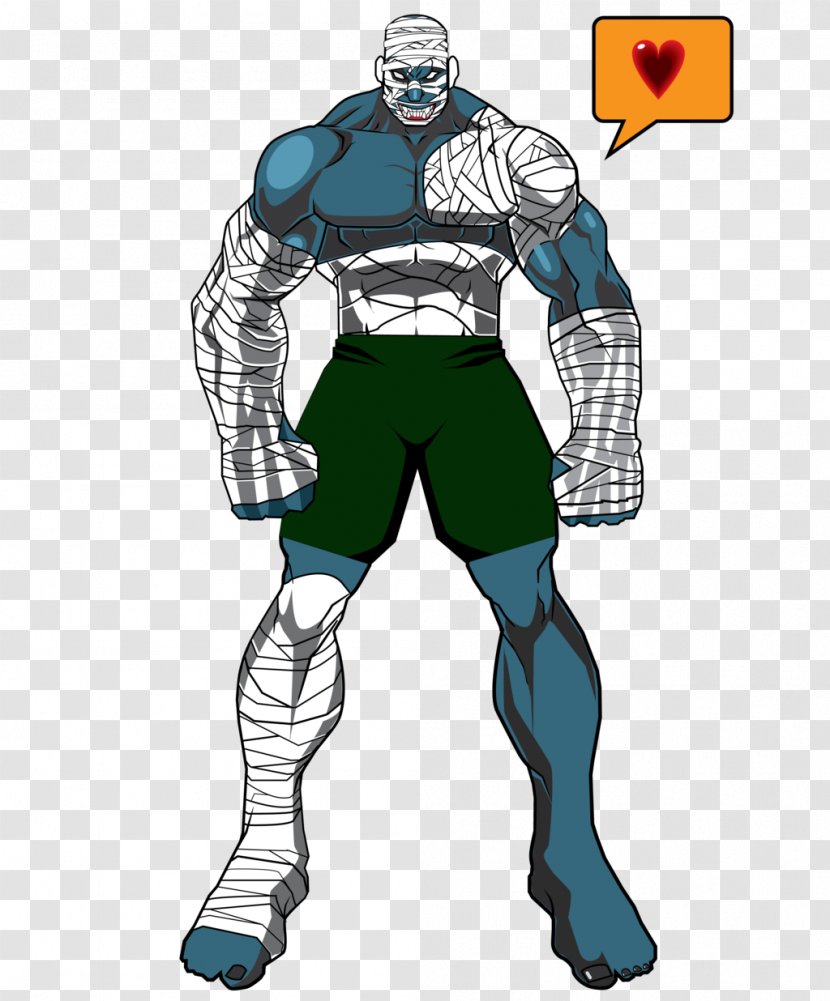 Costume Cartoon Superhero Headgear - Muscle - Mummy Art Transparent PNG