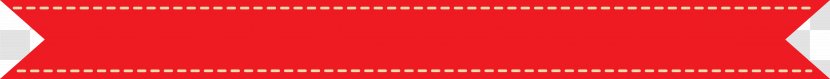 Red - Missing Ribbon Banner Transparent PNG