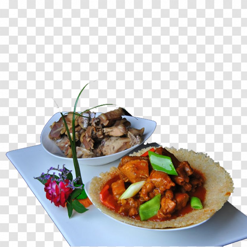 Vegetarian Cuisine Fried Chicken Nugget Tteok-bokki - Mediterranean Food - Spicy Transparent PNG
