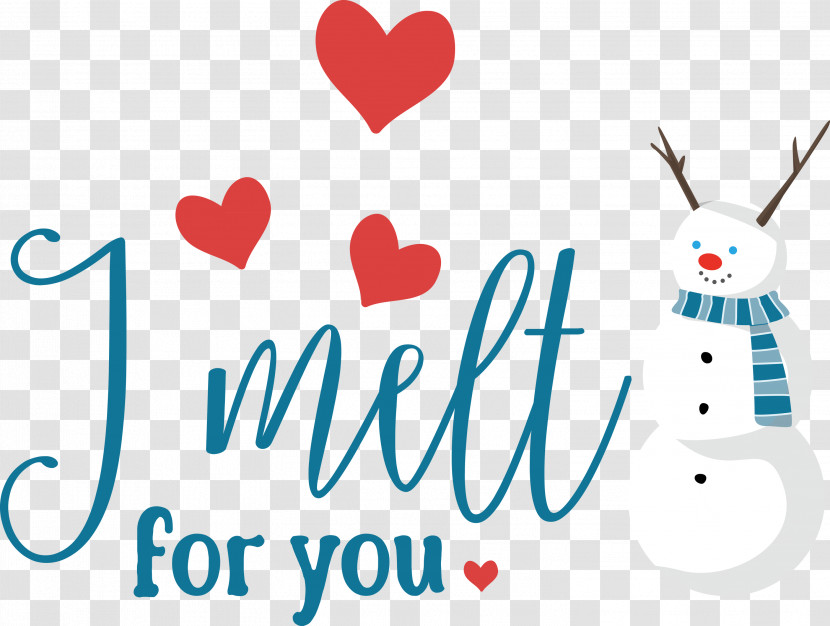 I Melt For You Snowman Transparent PNG