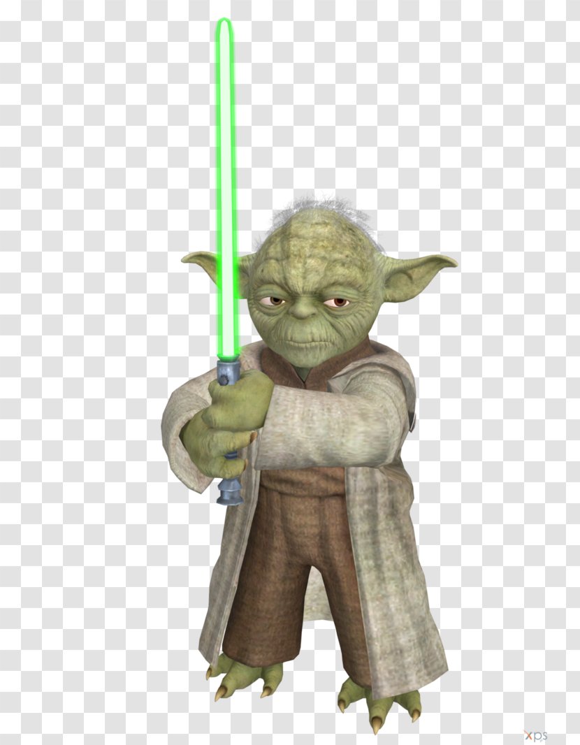 Yoda Count Dooku Kinect Star Wars Mace Windu - Lightsaber Transparent PNG