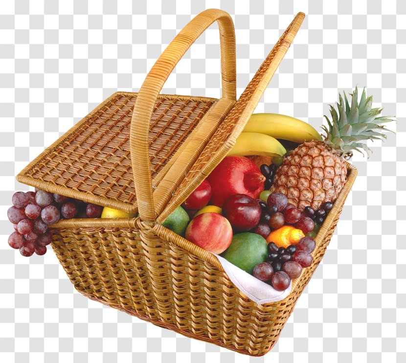 Basket Of Fruit Food Gift Baskets Clip Art Transparent PNG