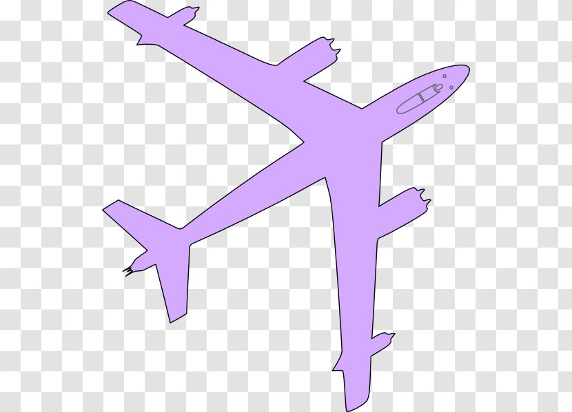 Airplane Line Pink M Clip Art - Area Transparent PNG