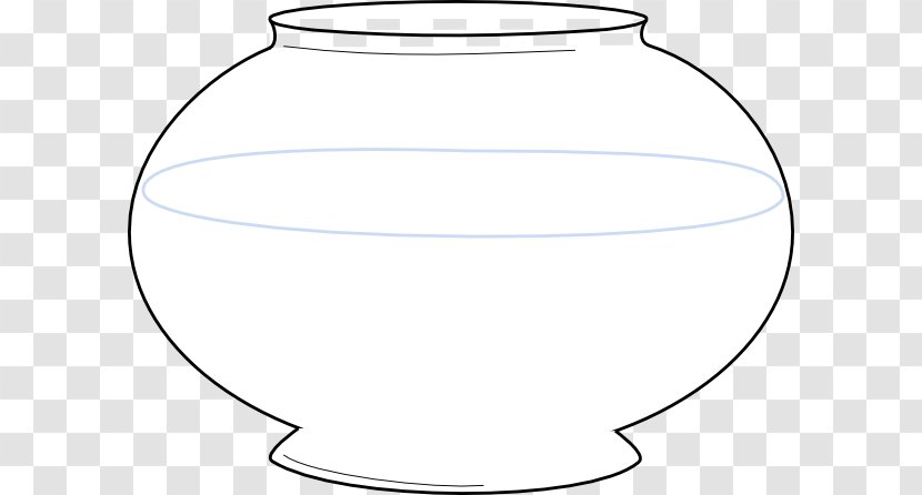 White Circle Area Angle - Black - Fishbowl Cliparts Transparent PNG