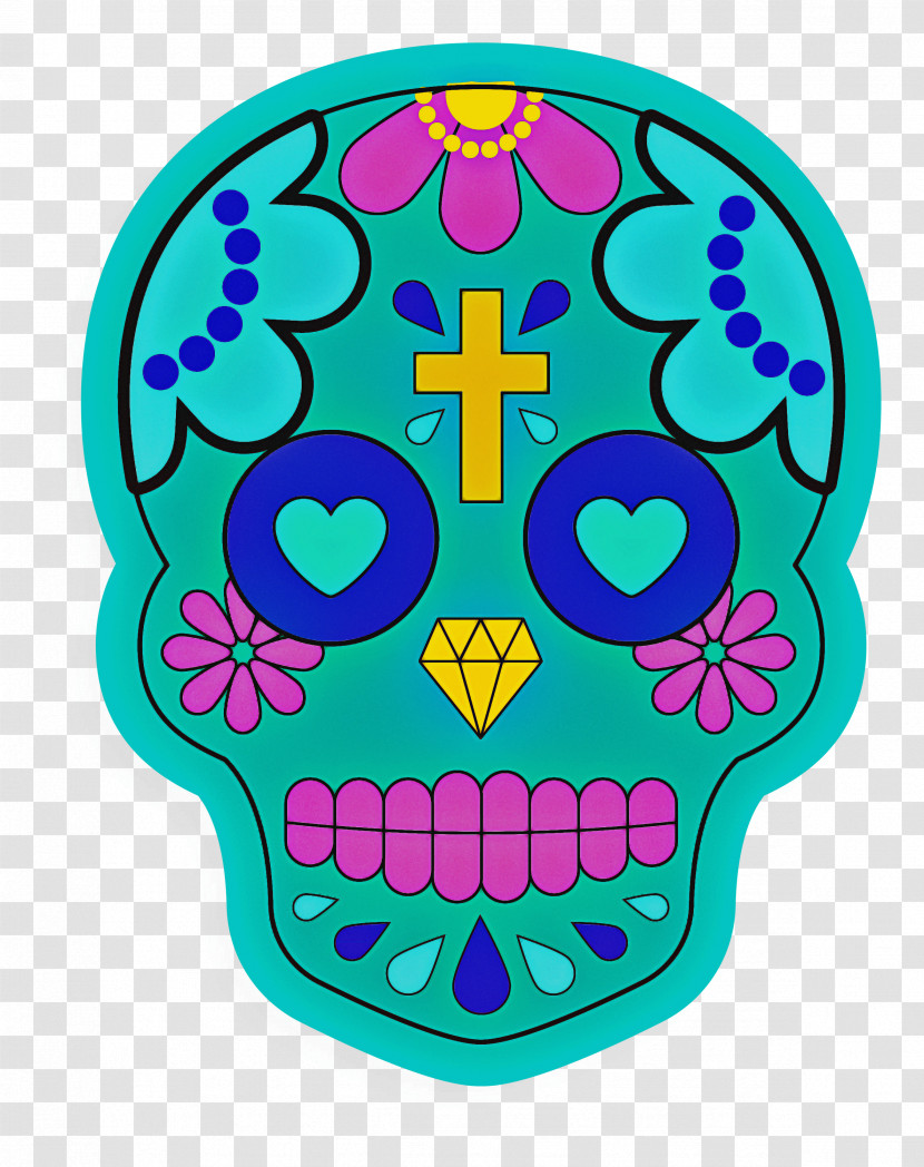 Skull Mexico Transparent PNG