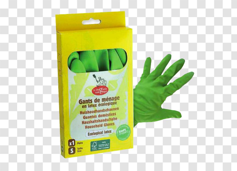 Glove Latex Cleaning Ecology Natural Rubber - Household - Luffa Transparent PNG