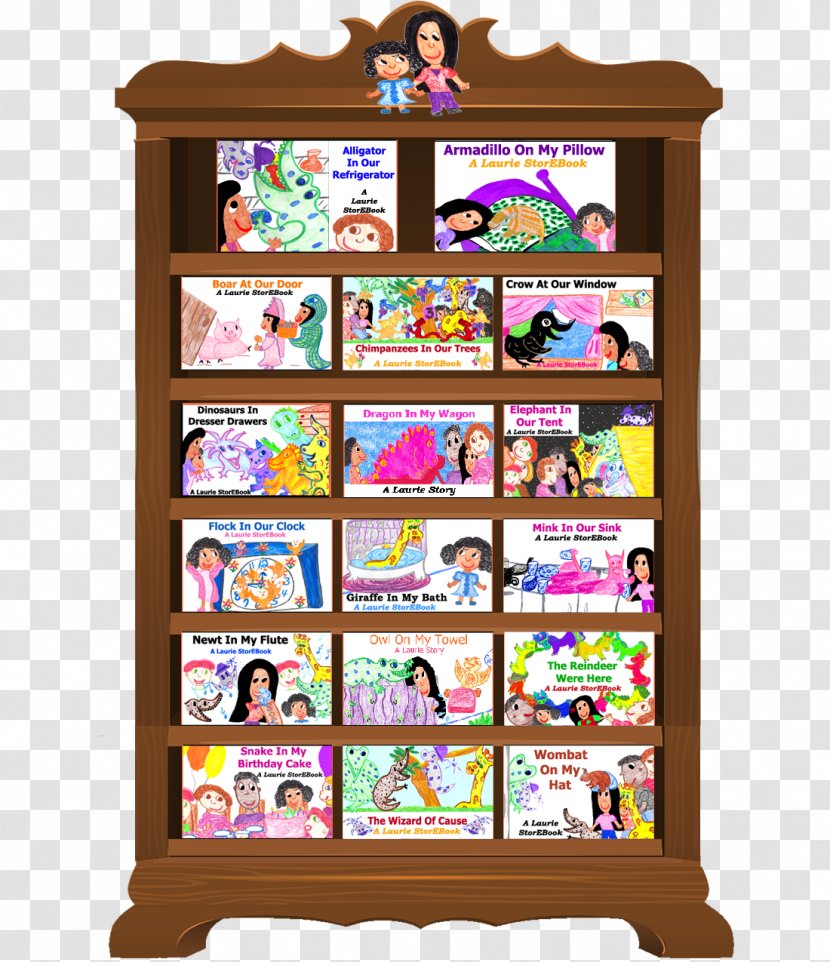 Shelf Bookcase Furniture Toy - Store Transparent PNG