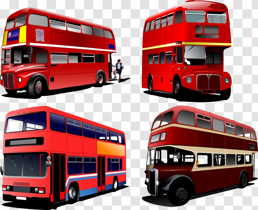 Double-decker Bus Royalty-free Illustration - Stock Photography - Vector Transparent PNG