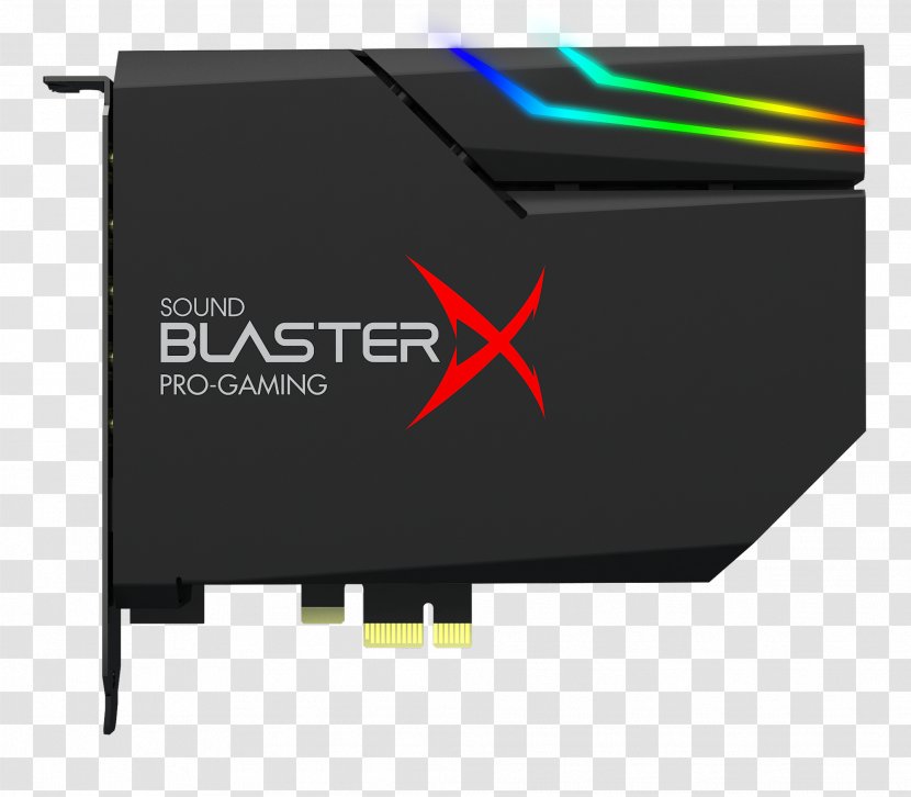 Sound Cards & Audio Adapters Blaster X-Fi Creative Technology PCI Express - 51 Surround - Navigation Material Transparent PNG