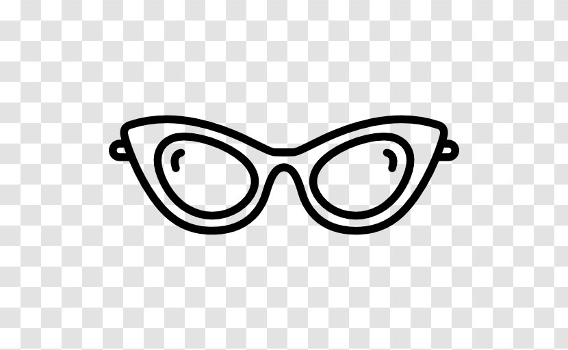 Cat Eye Glasses Clip Art - Goggles Transparent PNG